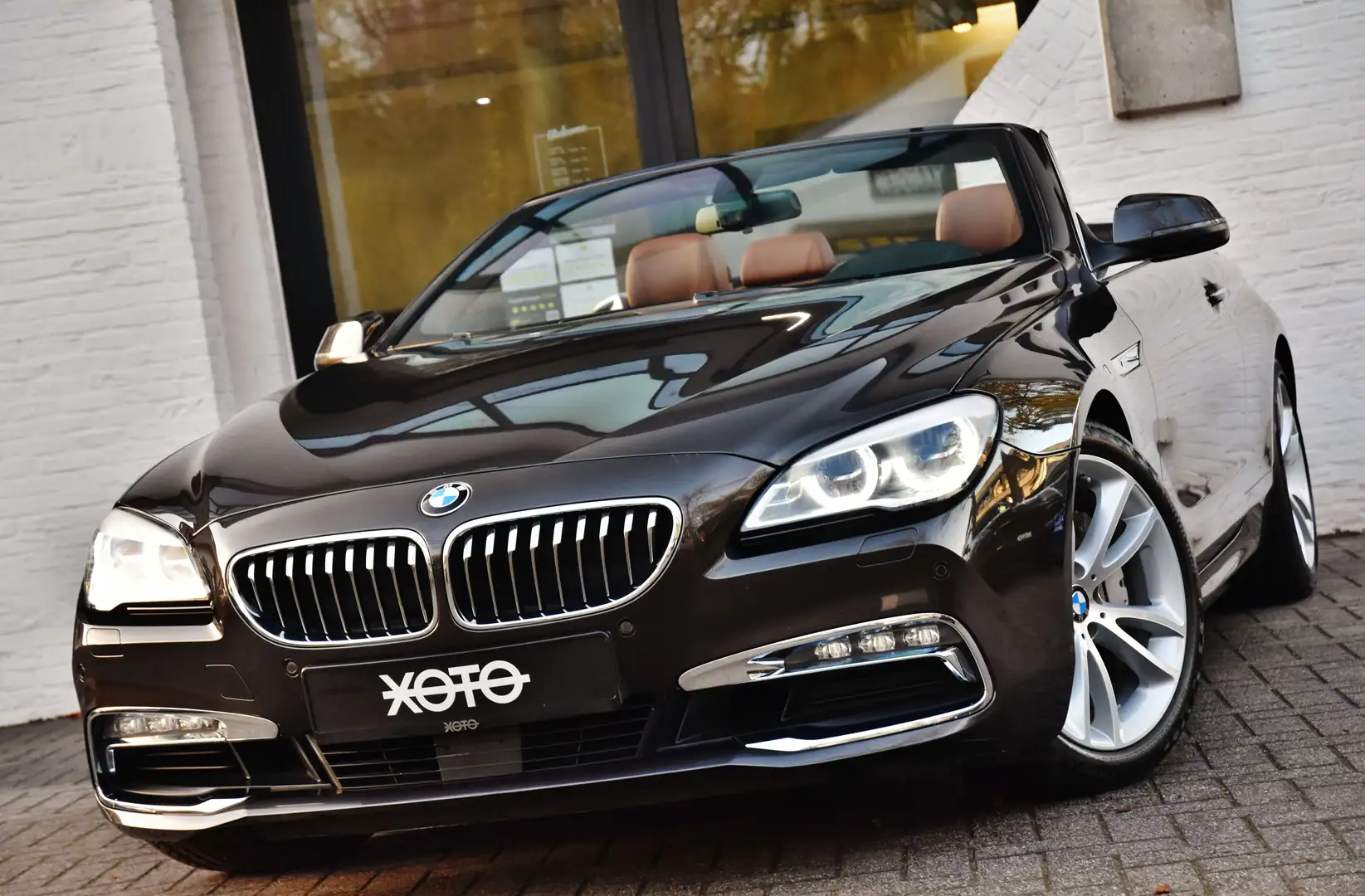 BMW 640 I CABRIOLET ***BELGIAN CAR / FULL HISTORY*** Brun - 1