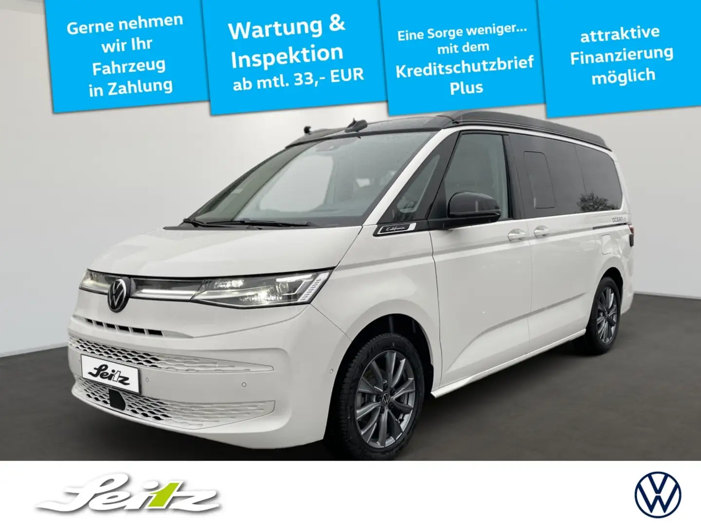 Volkswagen T7 California 2.0 TDI LU Ocean *AHK*HEAD-UP*NAVI* Weiß - 1