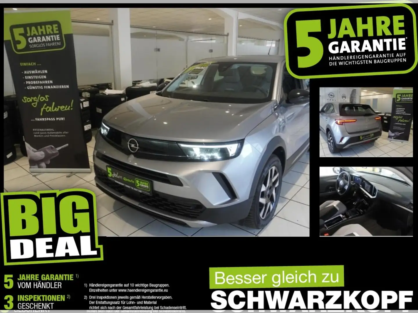 Opel Mokka 1.2T Parkpilot,Tempomat,Bluetooth,DAB+ Grau - 1