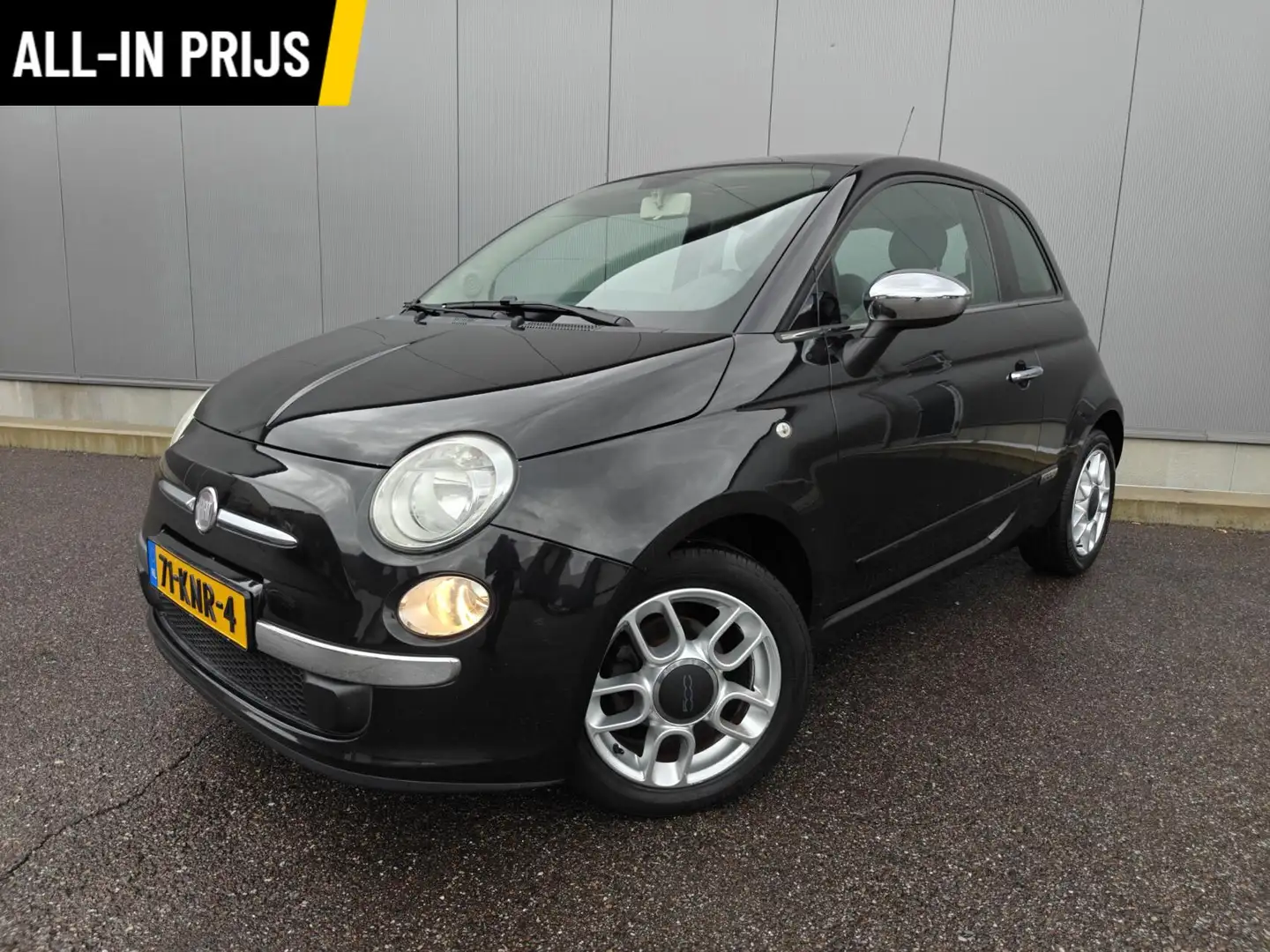 Fiat 500 1.2 Lounge Zwart - 1