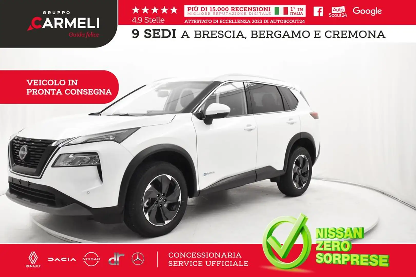 Nissan X-Trail 1.5 e-power N-Connecta 2wd auto Bianco - 1