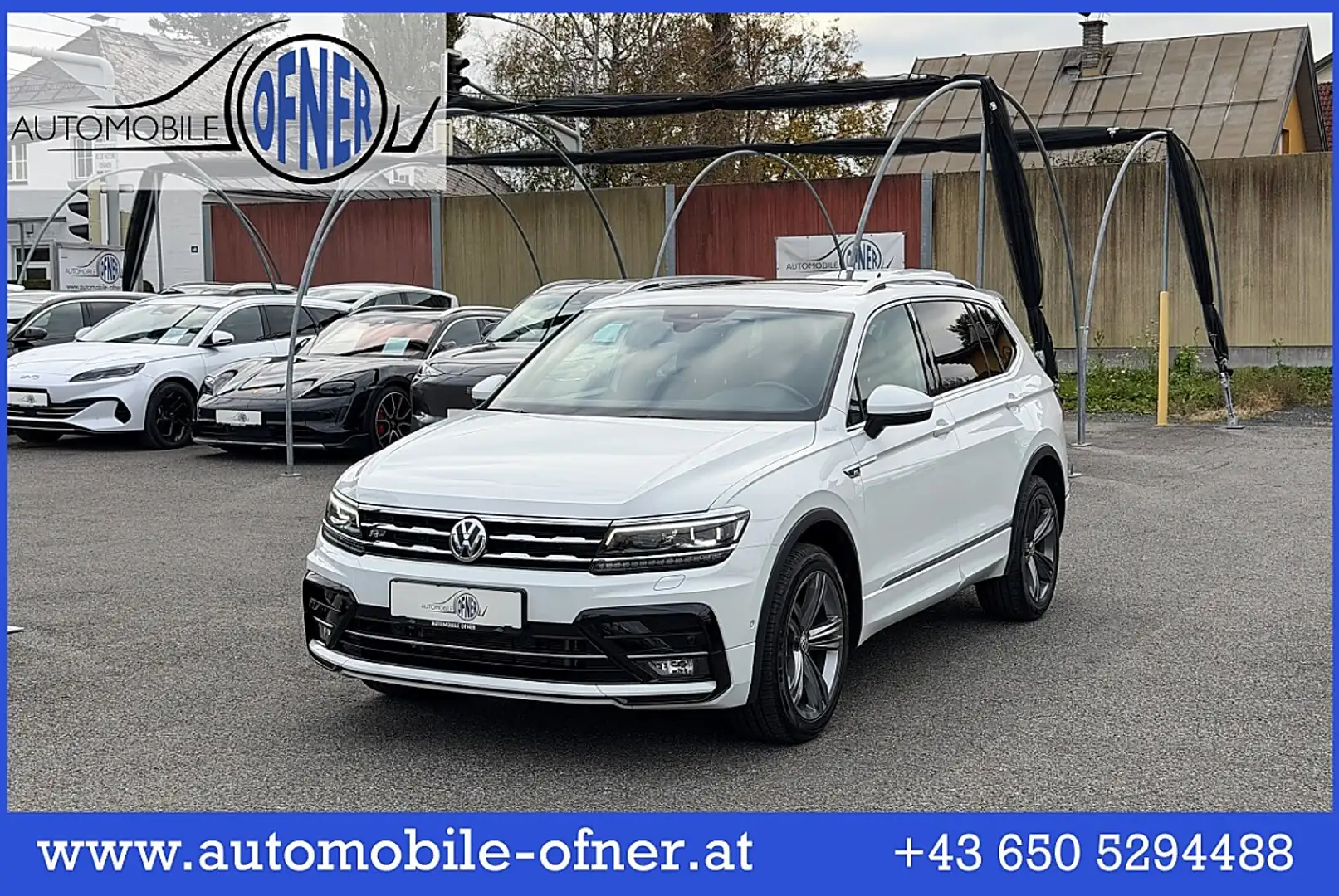 Volkswagen Tiguan Allspace 1.5 TSI ACT R-Line ACC AHK LED PDC Kamera Pano ... Weiß - 1