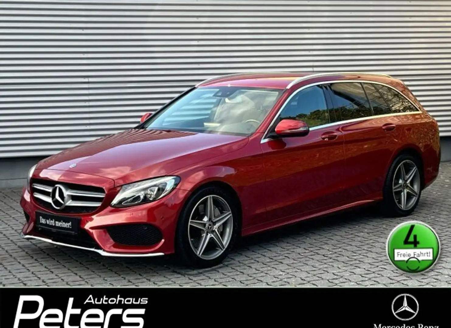 Mercedes-Benz C 300 C 300 T AMG Burmester LED/RFK/Shz/Ambiente Navi Rot - 1