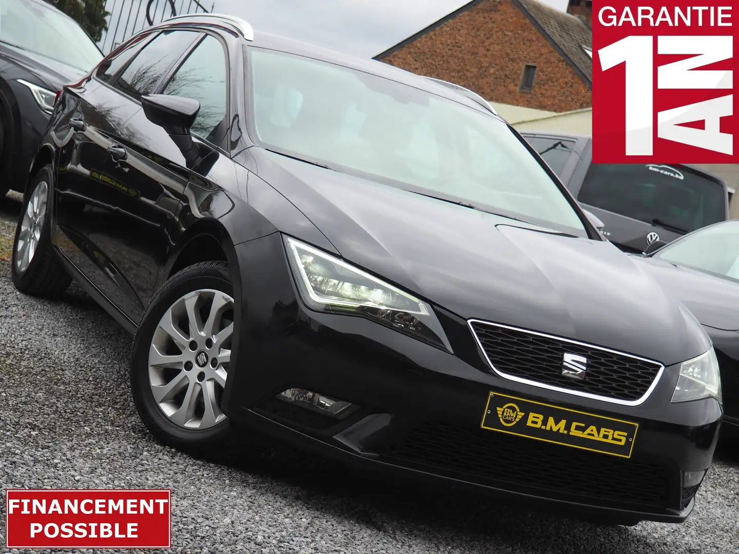 SEAT Leon 1.6 CR TDi ST✅STYLE✅DSG-GPS-LED-CLIM-CRUISE Noir - 1