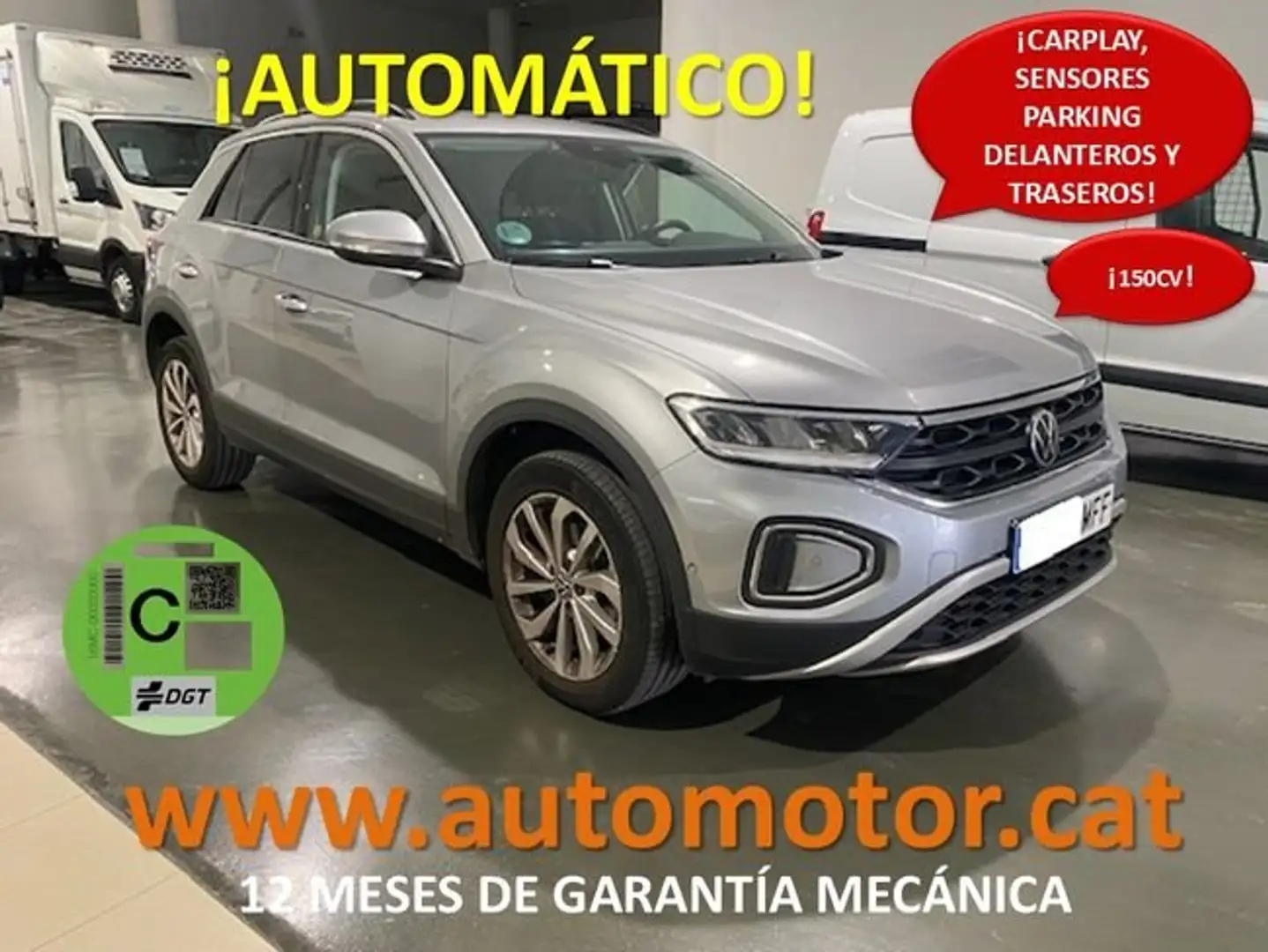 Volkswagen T-Roc 1.5 TSI Life DSG7 110KW Plateado - 1