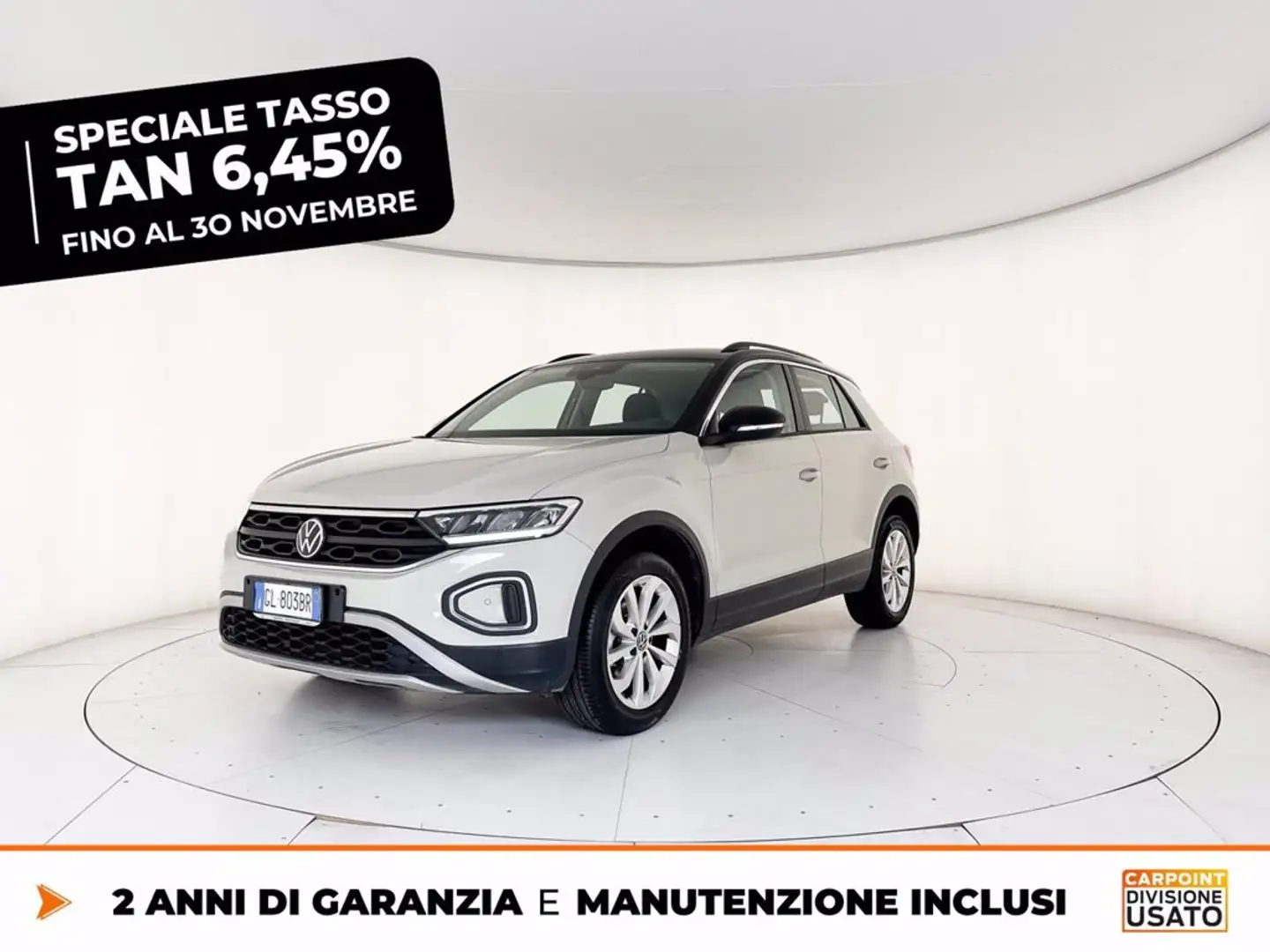 Volkswagen T-Roc 1.0 tsi life 110cv Weiß - 1