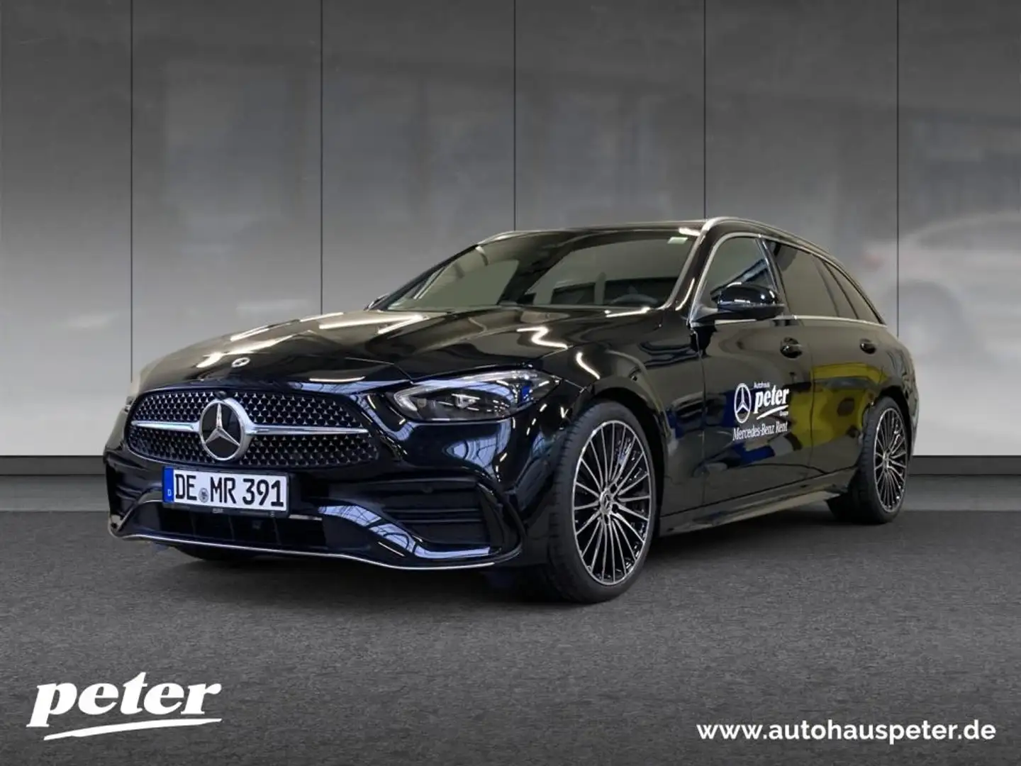 Mercedes-Benz C 180 T-Modell AMG, Digital Light, AHV Noir - 1