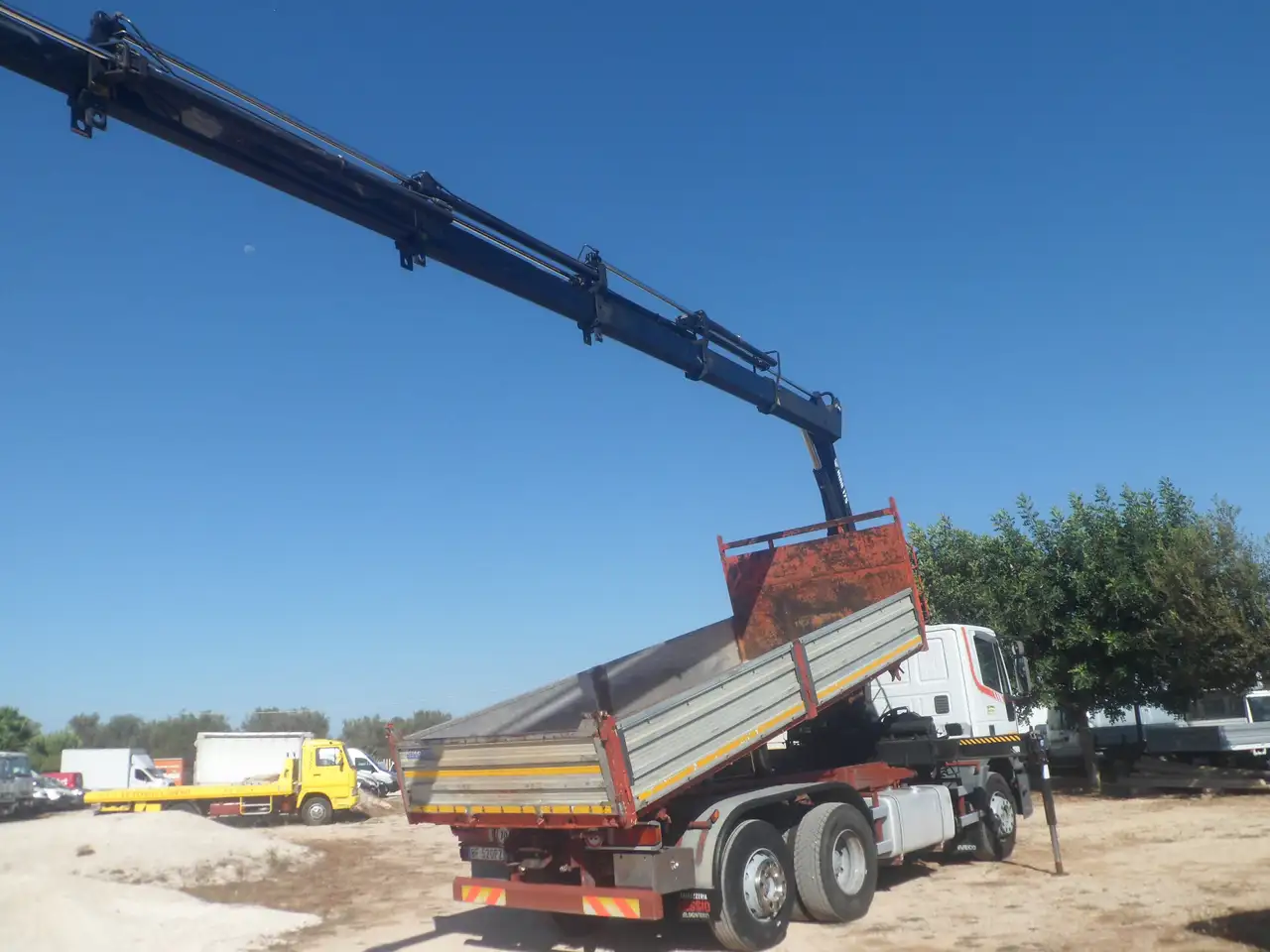 Iveco eurotech 190e42 ribaltabile con gru, foto 6
