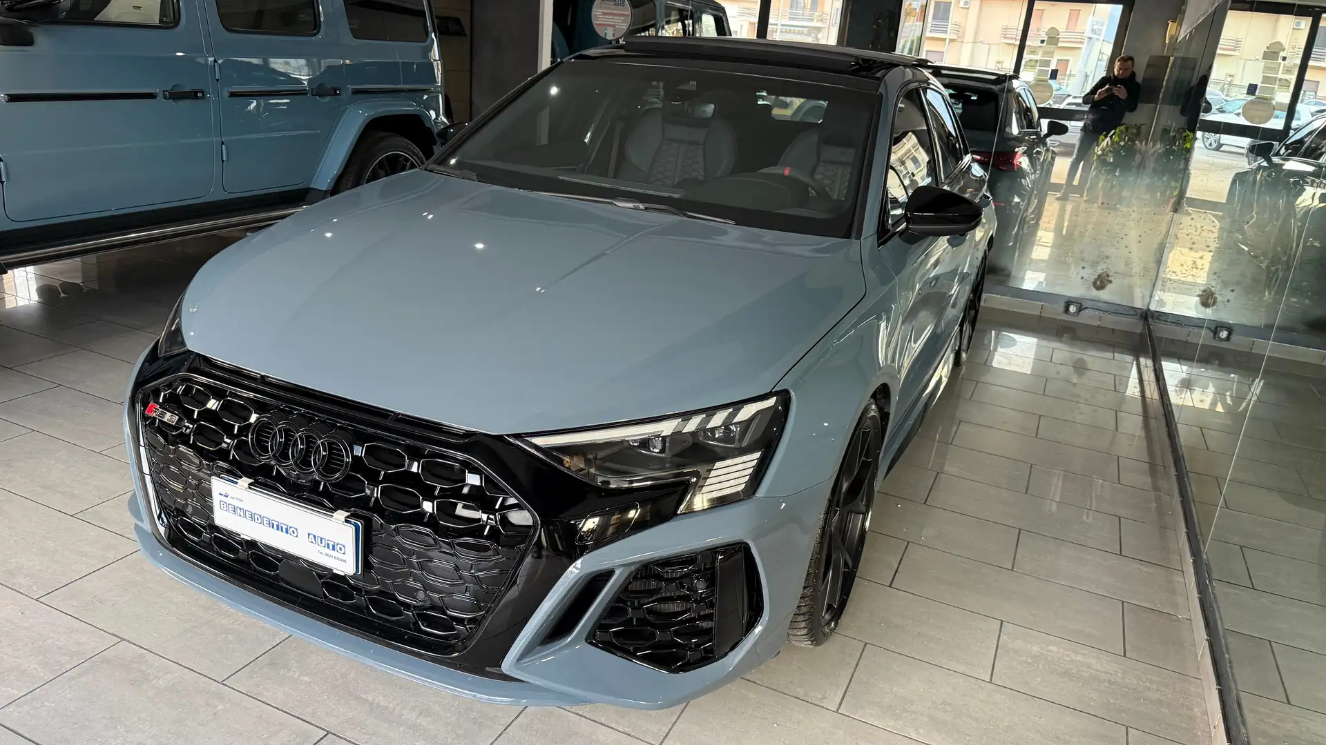 Audi RS3 Sportback  quattro s-tronic CARBOCERAMICI TETTO Gris - 2