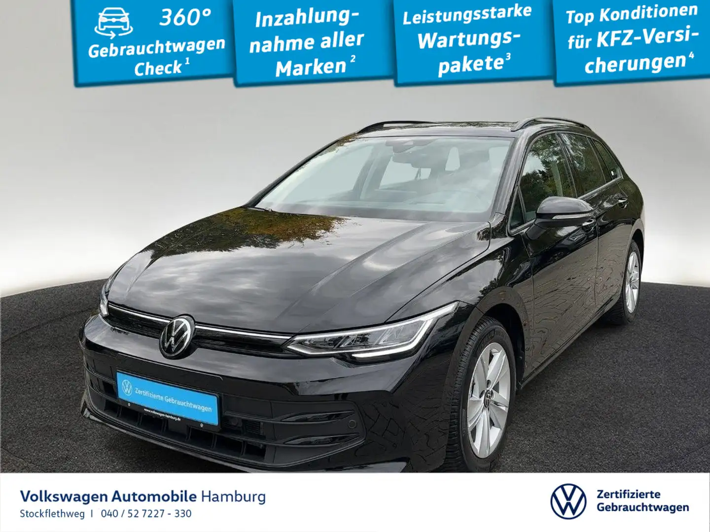 Volkswagen Golf Variant Golf VIII Variant 1.5 TSI Life HeadUp Navi ACC Schwarz - 1