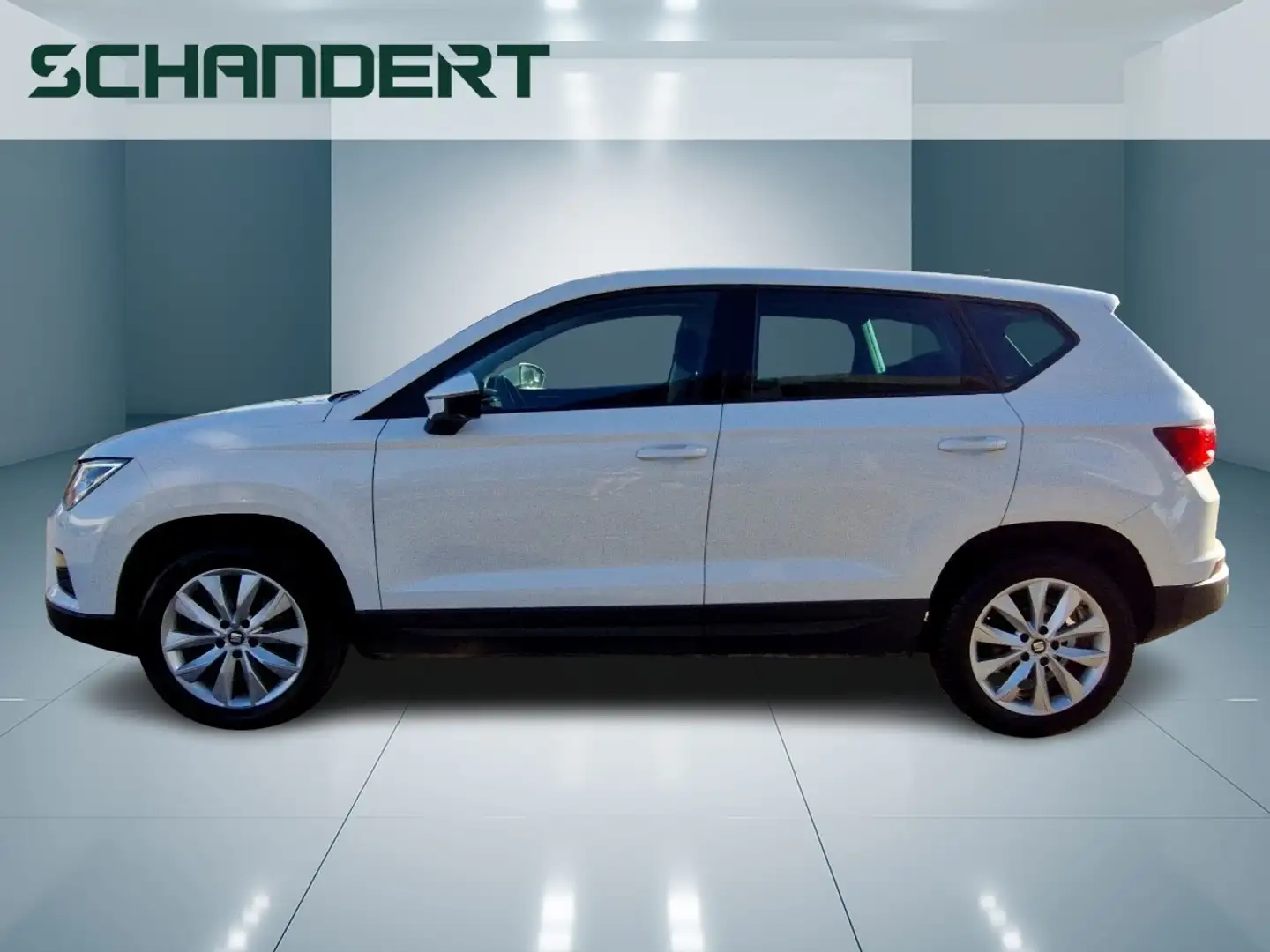 SEAT Ateca 1.6 TDI Style DSG LED Navi AHK Klimaautomatik Weiß - 2