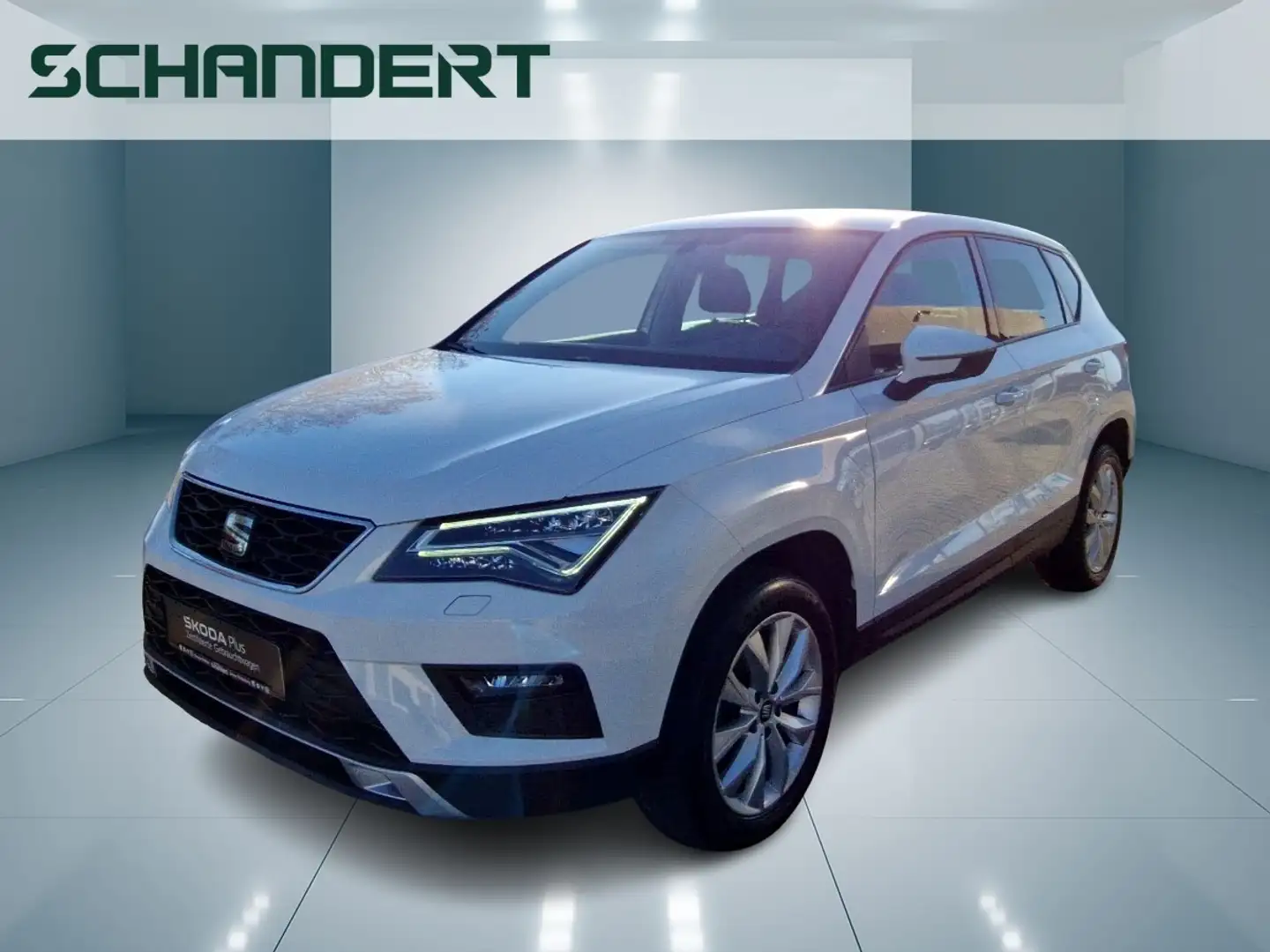SEAT Ateca 1.6 TDI Style DSG LED Navi AHK Klimaautomatik Weiß - 1