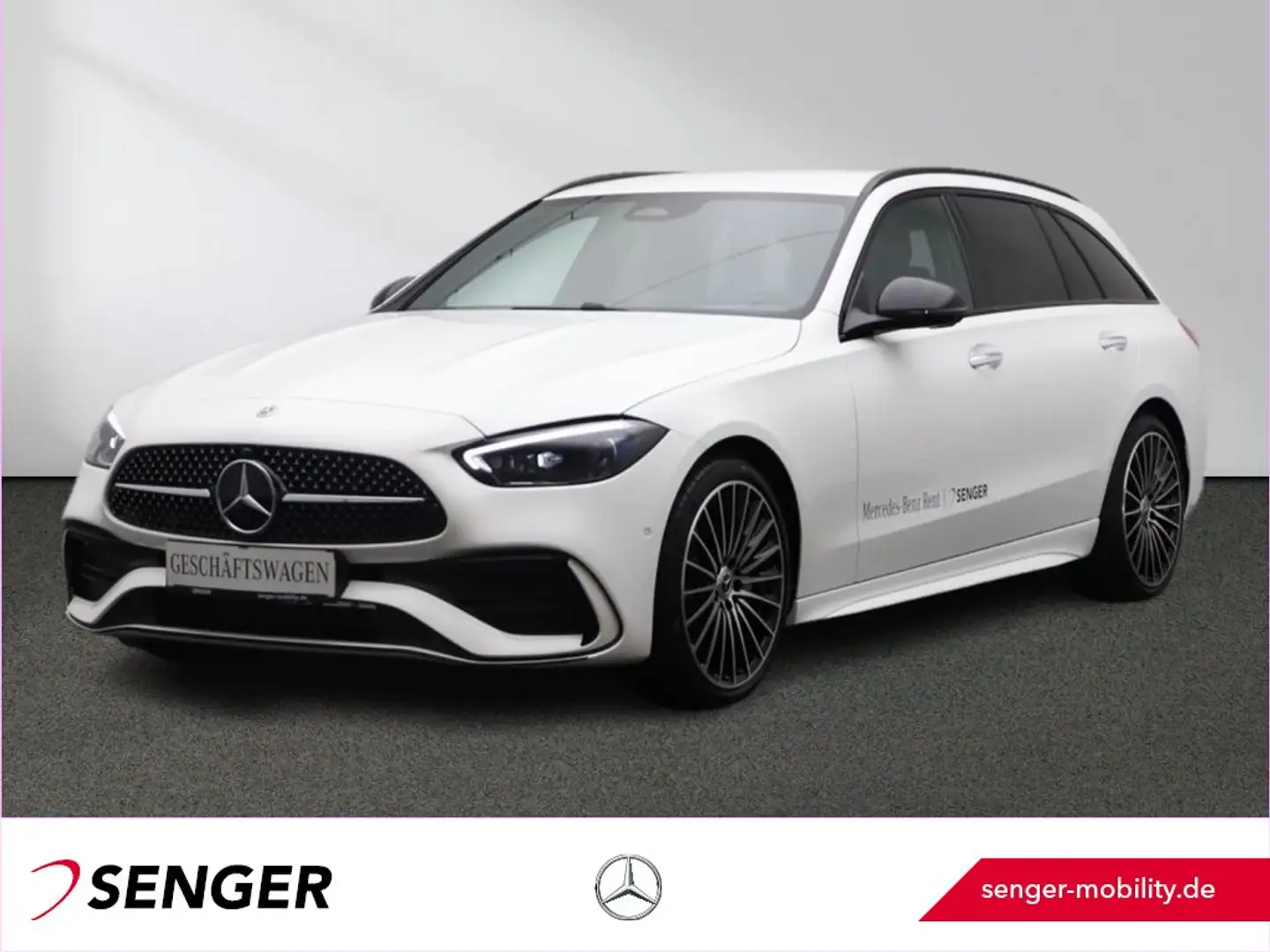 Mercedes-Benz C 220 d T AMG Digital-Light 360°-Kamera MBUX AHK Weiß - 1
