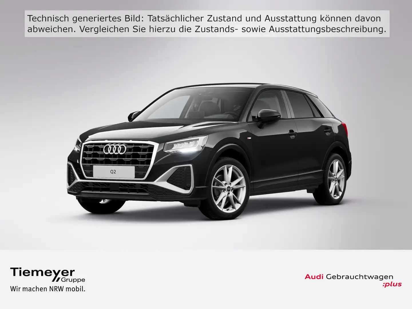 Audi Q2 35 TFSI S LINE LM18 KAMERA SPORTSITZE NAVI+ Schwarz - 1