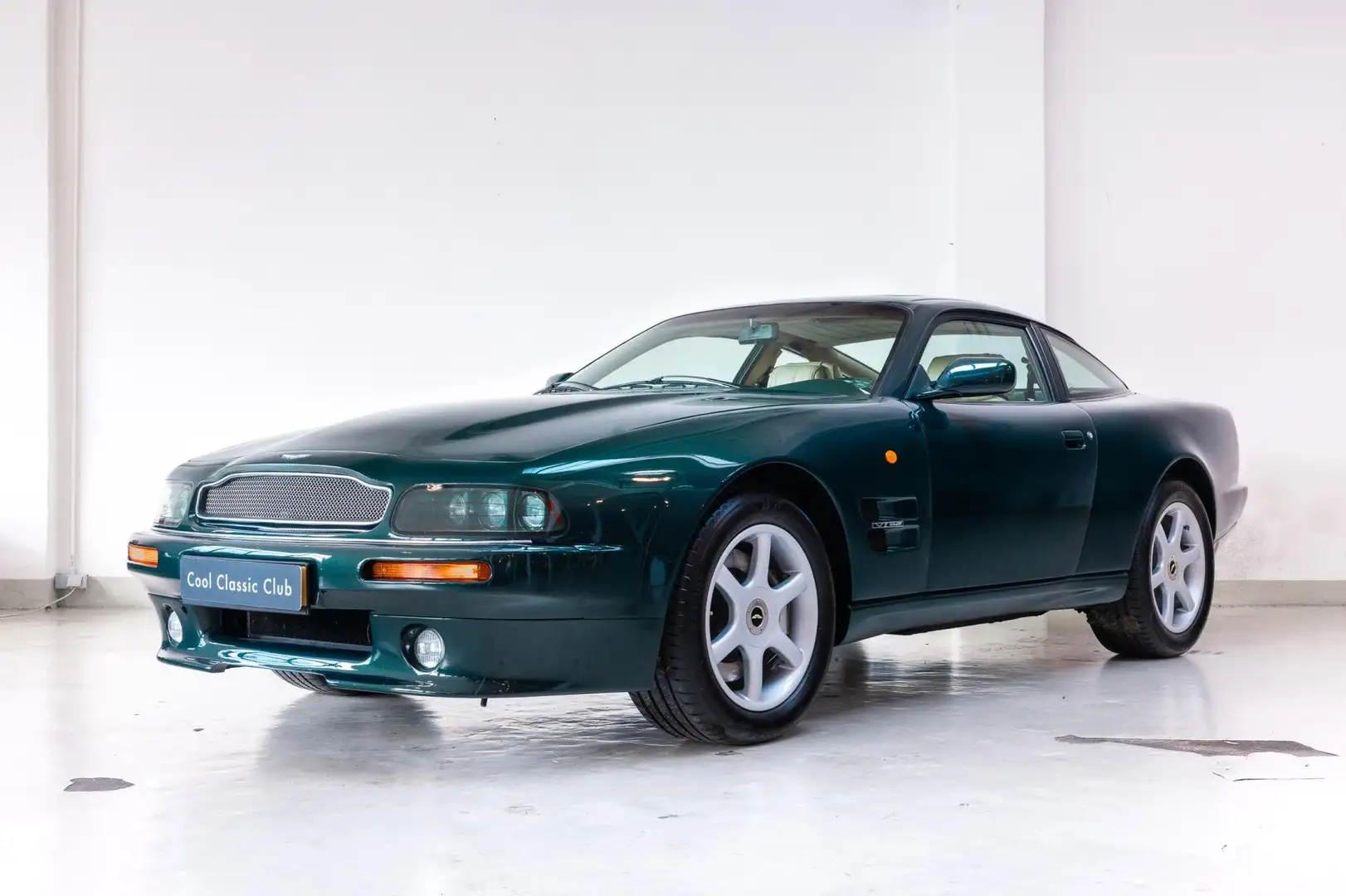 Aston Martin V8 Coupé - Sunroof - LHD - Swiss Delivered - Zöld - 1