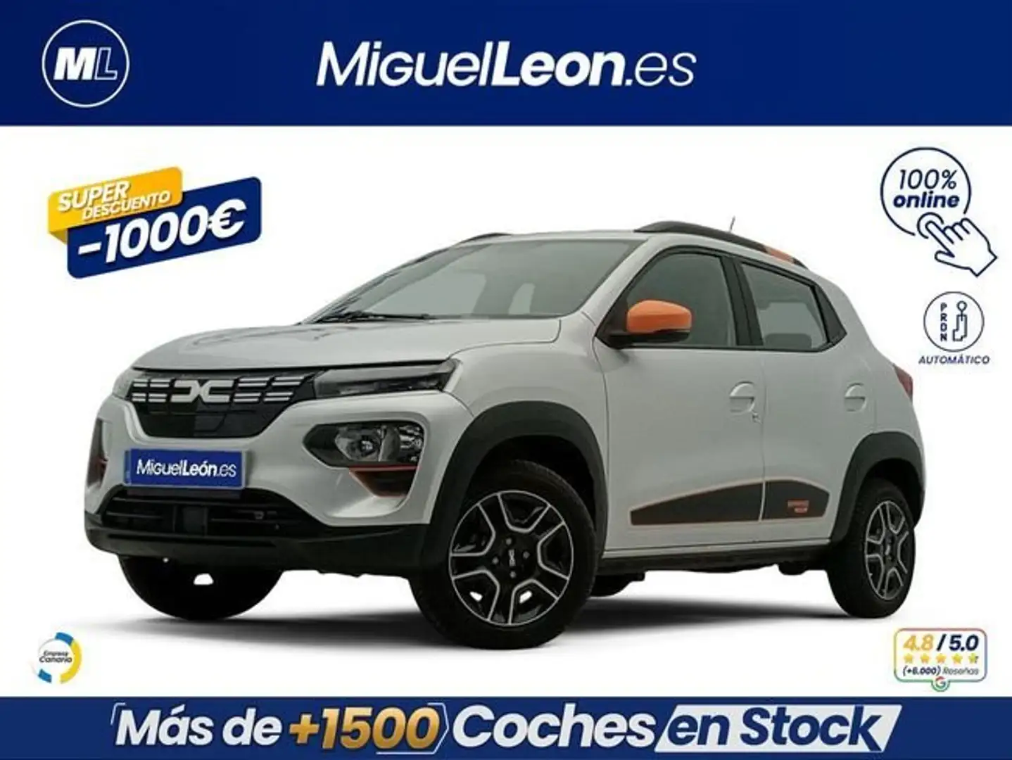 Dacia Spring Electric Expression 45 33kW Blanco - 1