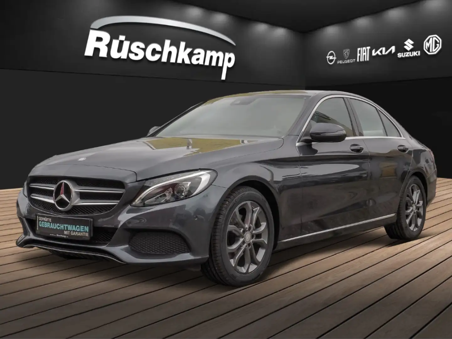 Mercedes-Benz C 180 Avantgarde Klimaautom e-Sitze Keyless Notbremsass. Grau - 1
