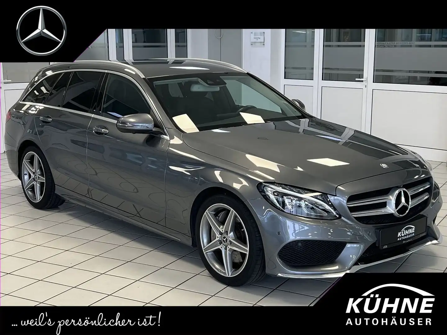 Mercedes-Benz C 250 T AMG Standheizung+AHK+360° # Scheckheft ! Gris - 1