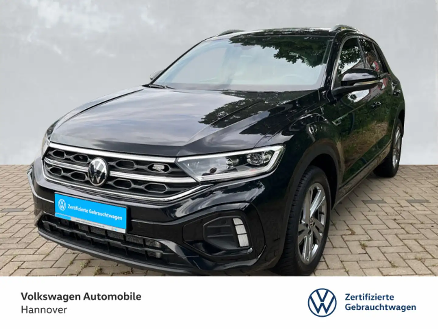 Volkswagen T-Roc 2.0 TDI DSG R-Line Navi AHK LED DigCockpit Schwarz - 1