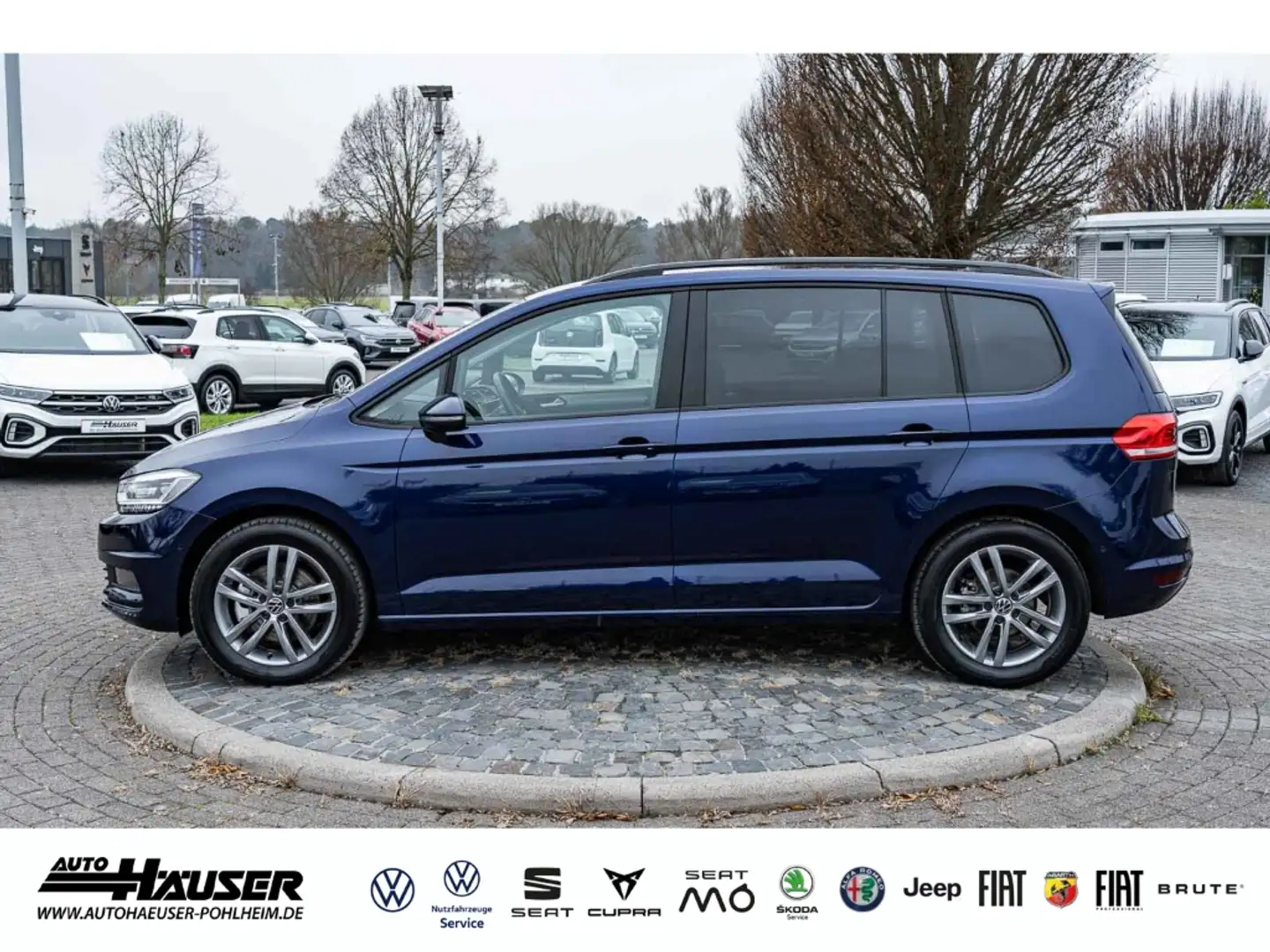 Volkswagen Touran Comfortline 1.5 TSI DSG 7-SITZER EL. HECKKL. NAVI Blau - 2