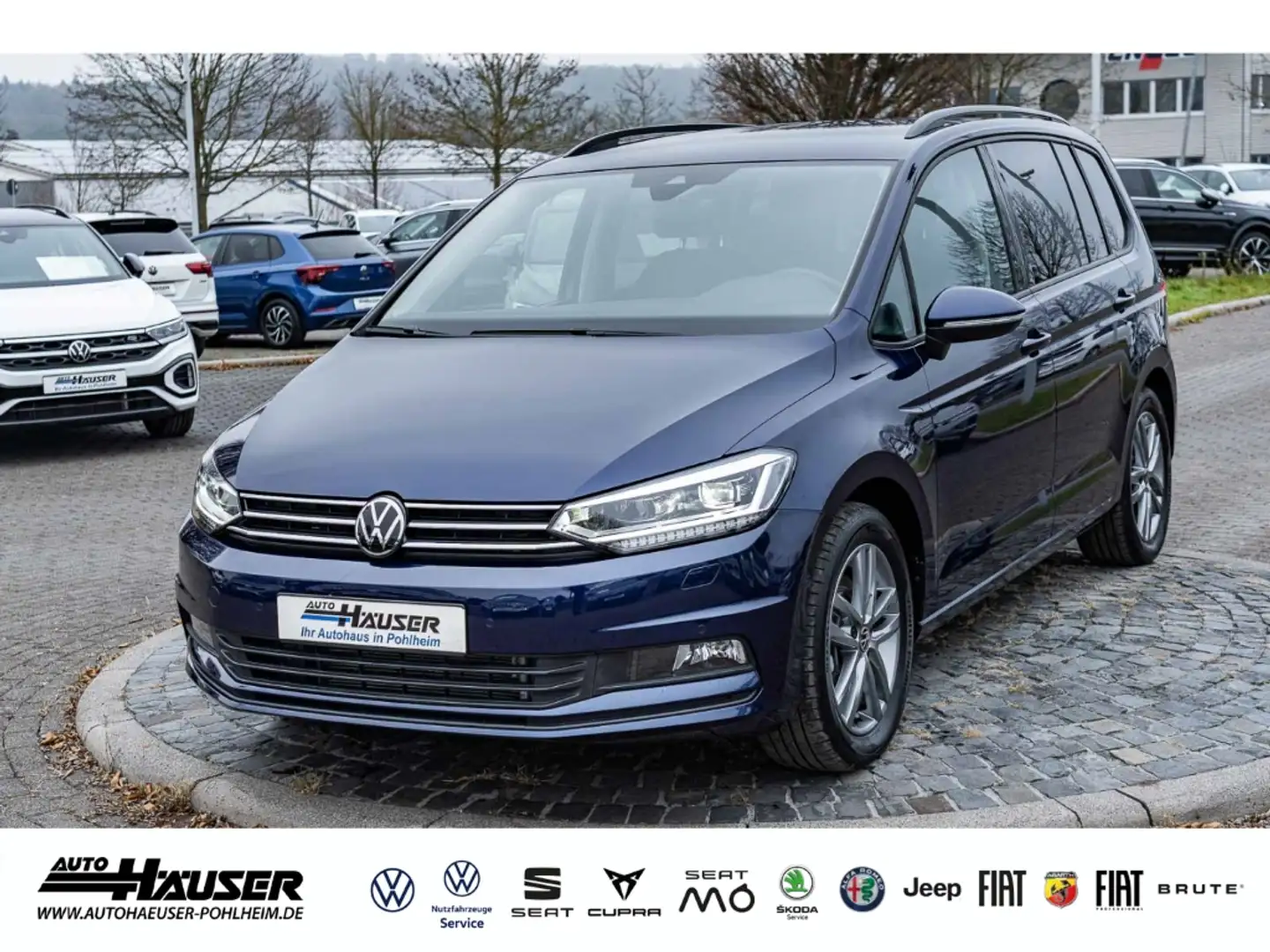 Volkswagen Touran Comfortline 1.5 TSI DSG 7-SITZER EL. HECKKL. NAVI Blau - 1