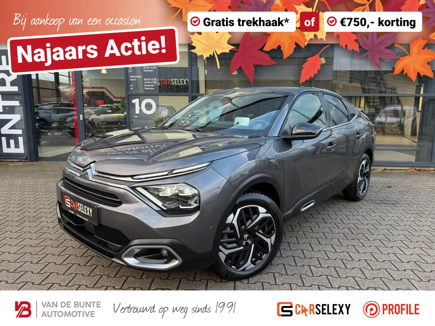 Citroen C4 X 1.2 Puretech Shine *Trekhaak & ACC* Grijs - 1