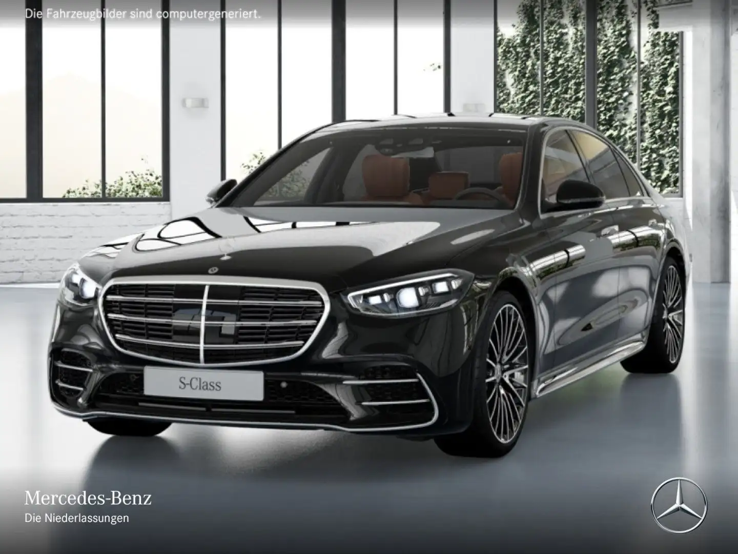 Mercedes-Benz S 400 d 4M AMG+MULTIBEAM+BURMESTER3D+FAHRASS+21" Schwarz - 2