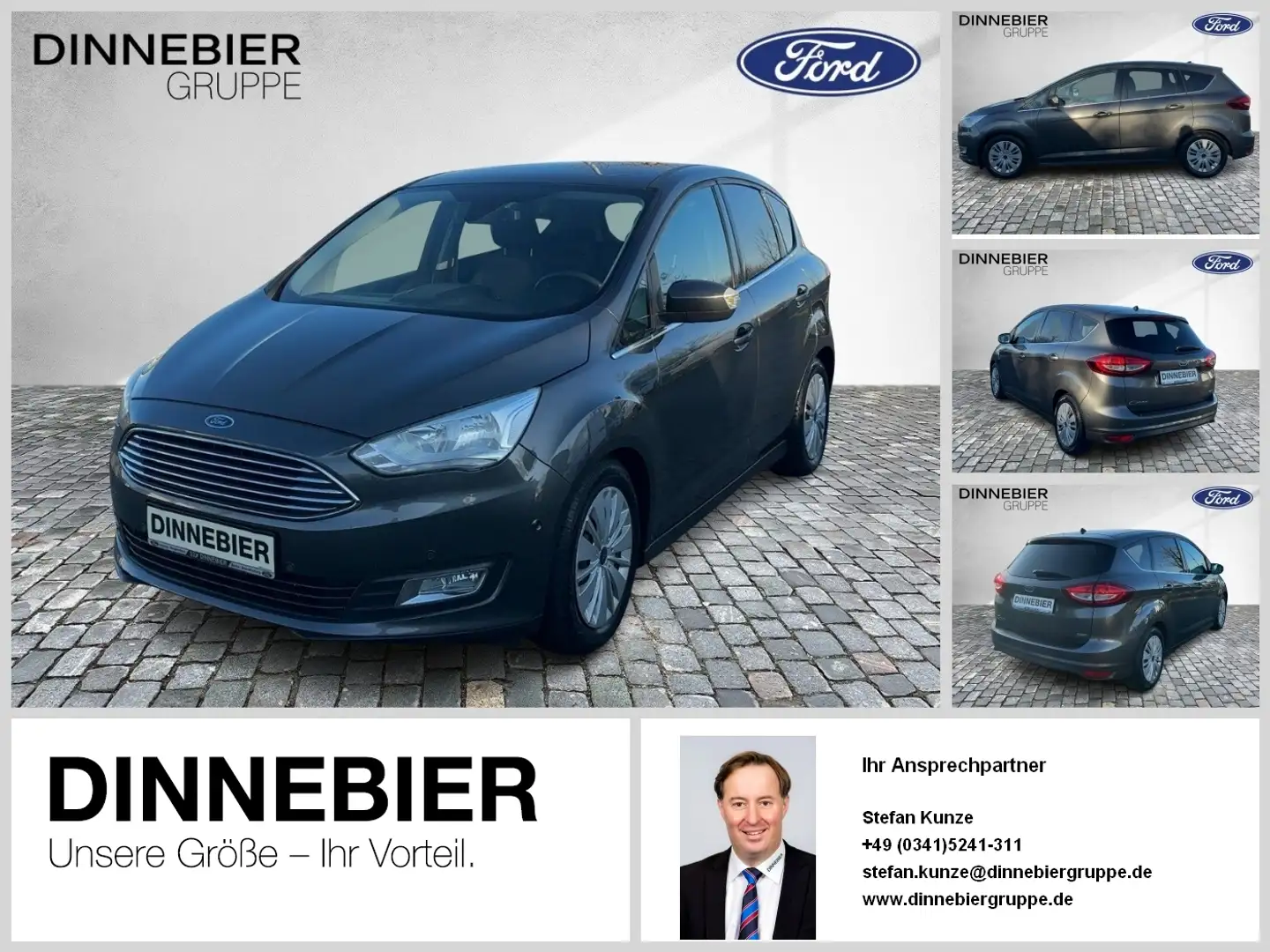 Ford C-Max Titanium Allwetter+Navi+PDC+Winterpaket Grau - 1