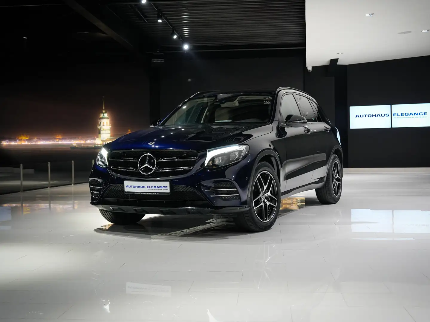Mercedes-Benz GLC 250 4Matic*AMG-LINE*LEDER*NIGHT-PAKET*LED* Bleu - 1