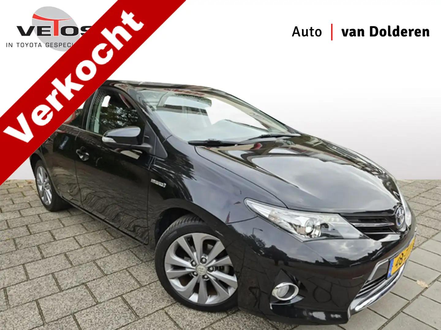 Toyota Auris 1.8 Hybrid Dynamic 59422 km !!!!! Zwart - 1