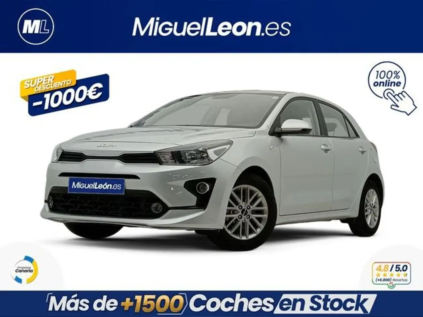 Kia Rio 1.0 100CV CONCEPT TGDI Gris - 1