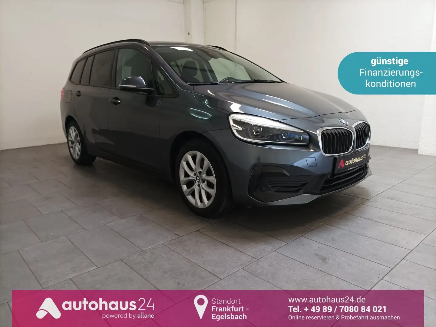 BMW 218 2er Gran Tourer cDrive|Navi|LED|Sitzhzg. Gris - 1