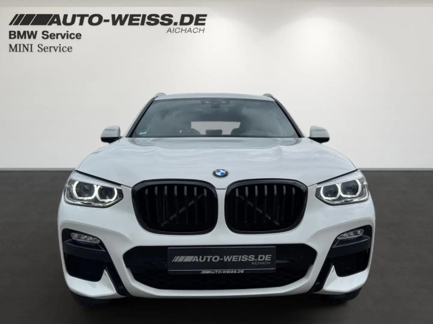 BMW X3 20dA M-PAKET+LEDER+PANO+HUD+SHZ+MFL+HIFI+AHK+ Weiß - 2