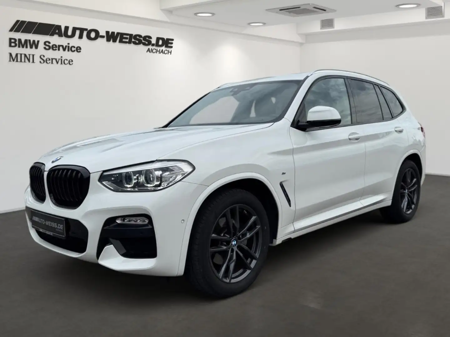BMW X3 20dA M-PAKET+LEDER+PANO+HUD+SHZ+MFL+HIFI+AHK+ Weiß - 1