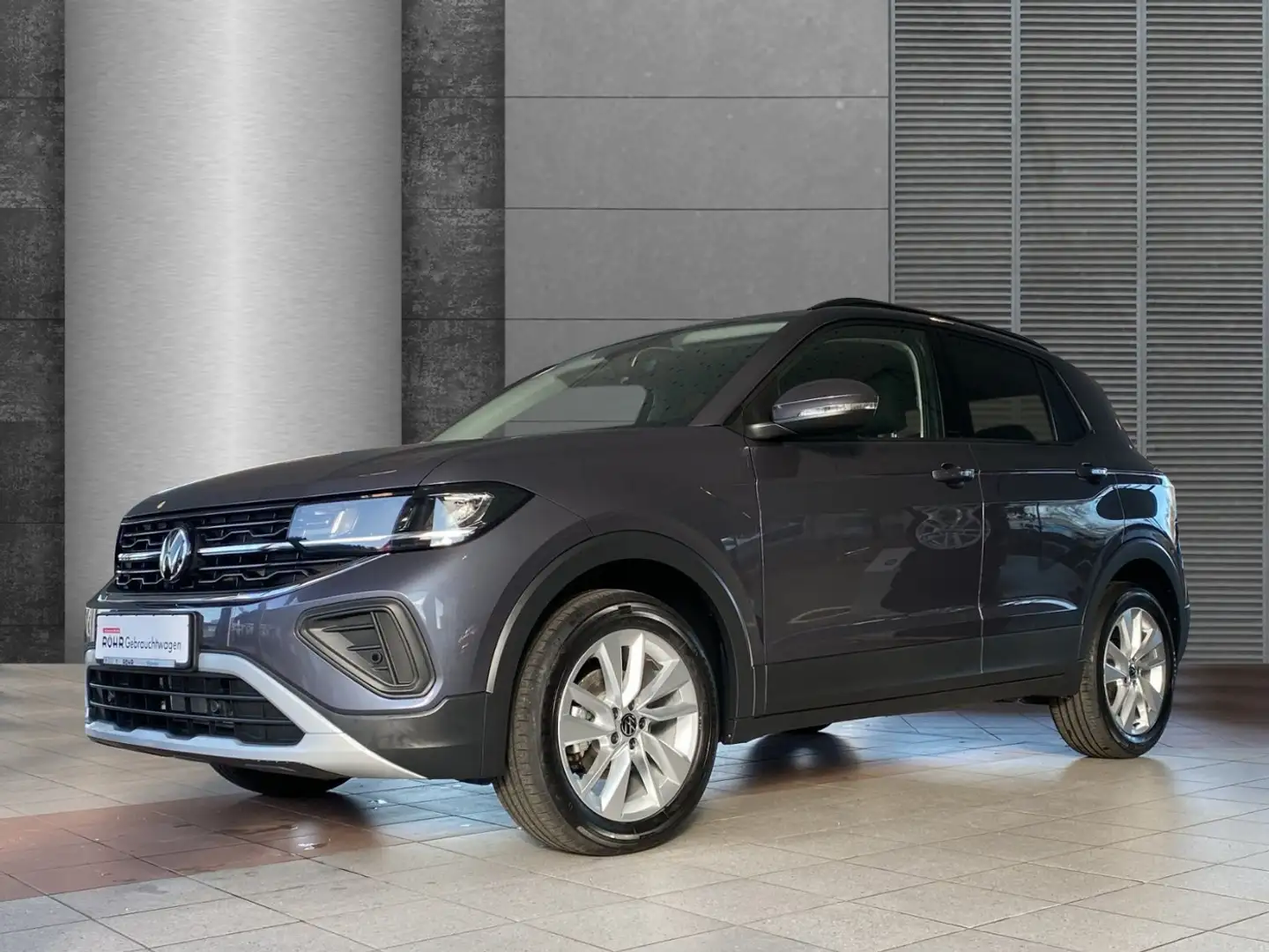 Volkswagen T-Cross Life (SHZ.PDC.LED.LANE ASSIST) 1.0 TSI Gris - 2
