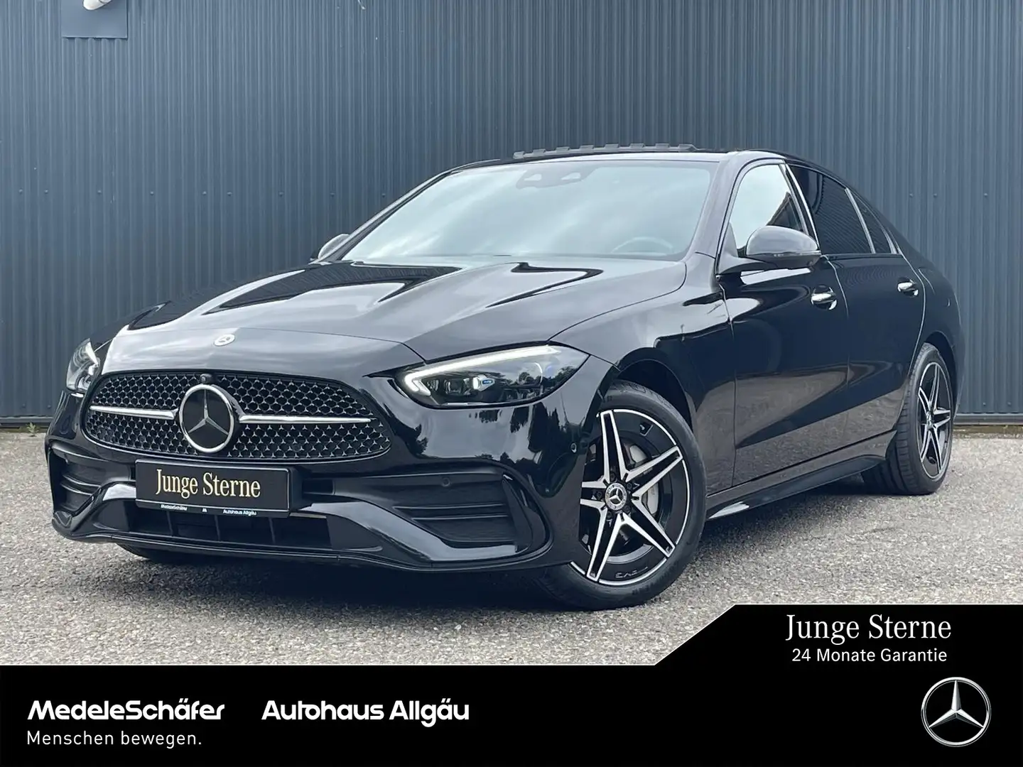 Mercedes-Benz C 400 C 400 e 4M AMG Night D-Light AHK Distronic NP87 Schwarz - 1