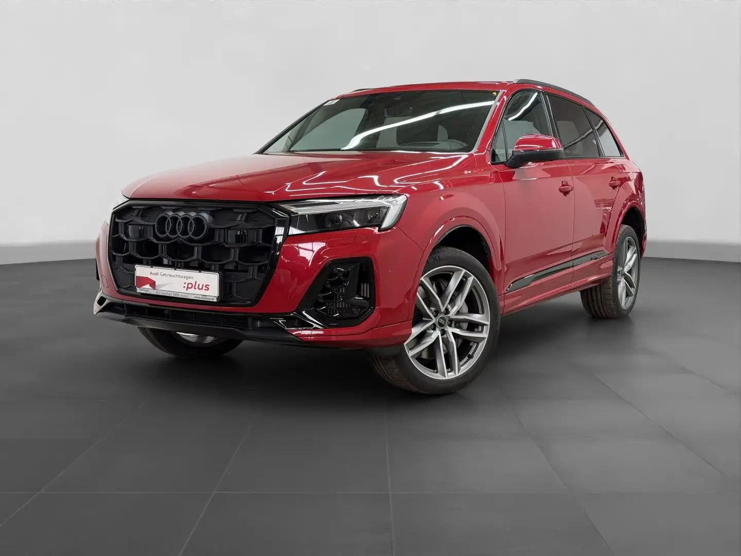 Audi Q7 55 TFSI e Q S LINE LM21 LUFT AHK HuD Rot - 2