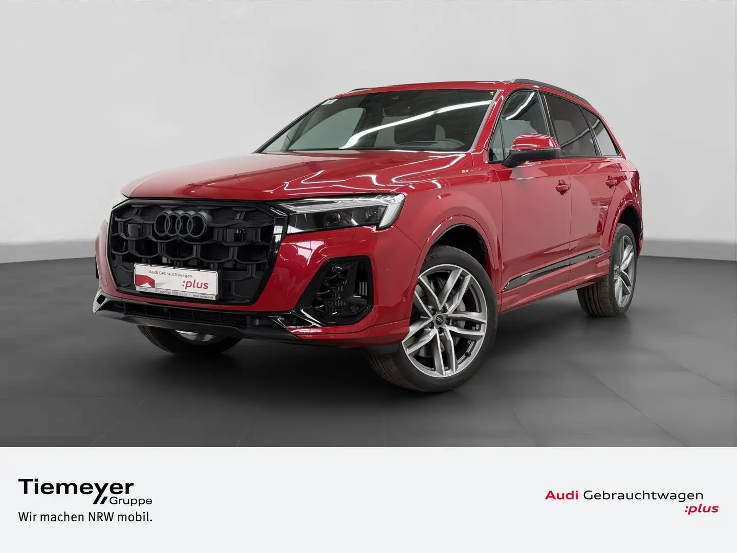Audi Q7 55 TFSI e Q S LINE LM21 LUFT AHK HuD Rot - 1