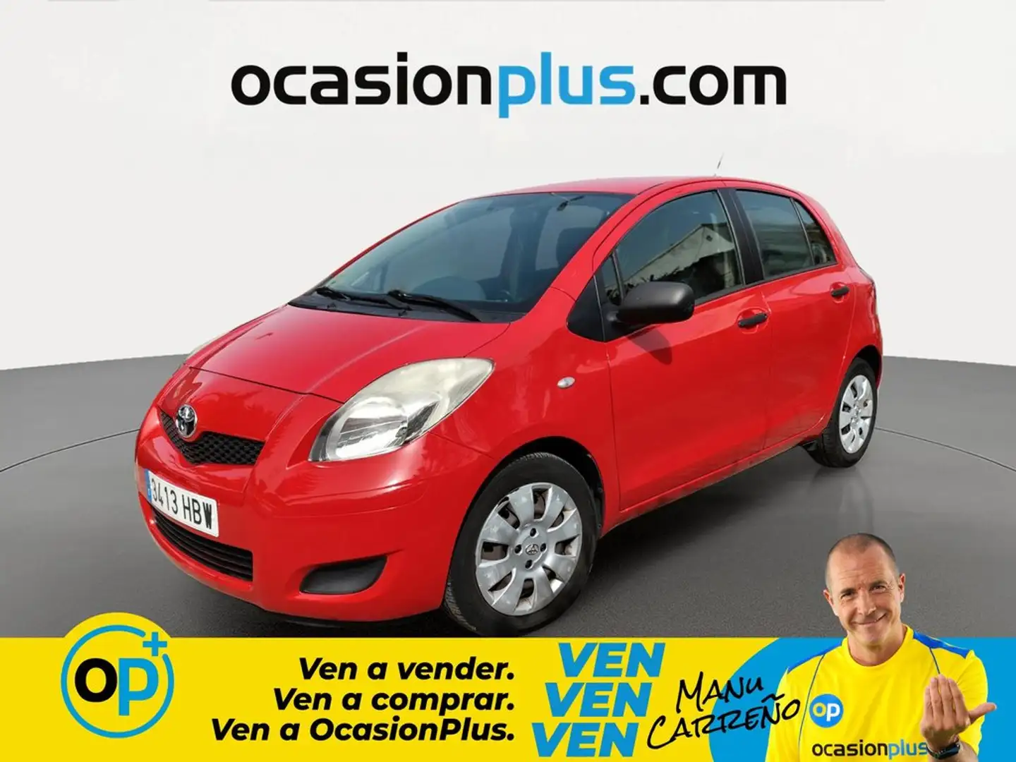 Toyota Yaris 1.4D-4D Live Rojo - 1