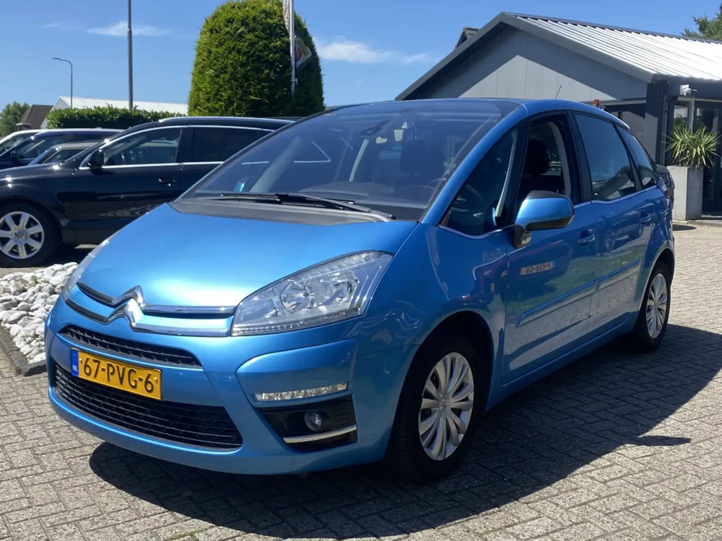 Citroen C4 Picasso 1.6 2011 Trekhaak NL Auto 1E Eigenaar Blauw - 1