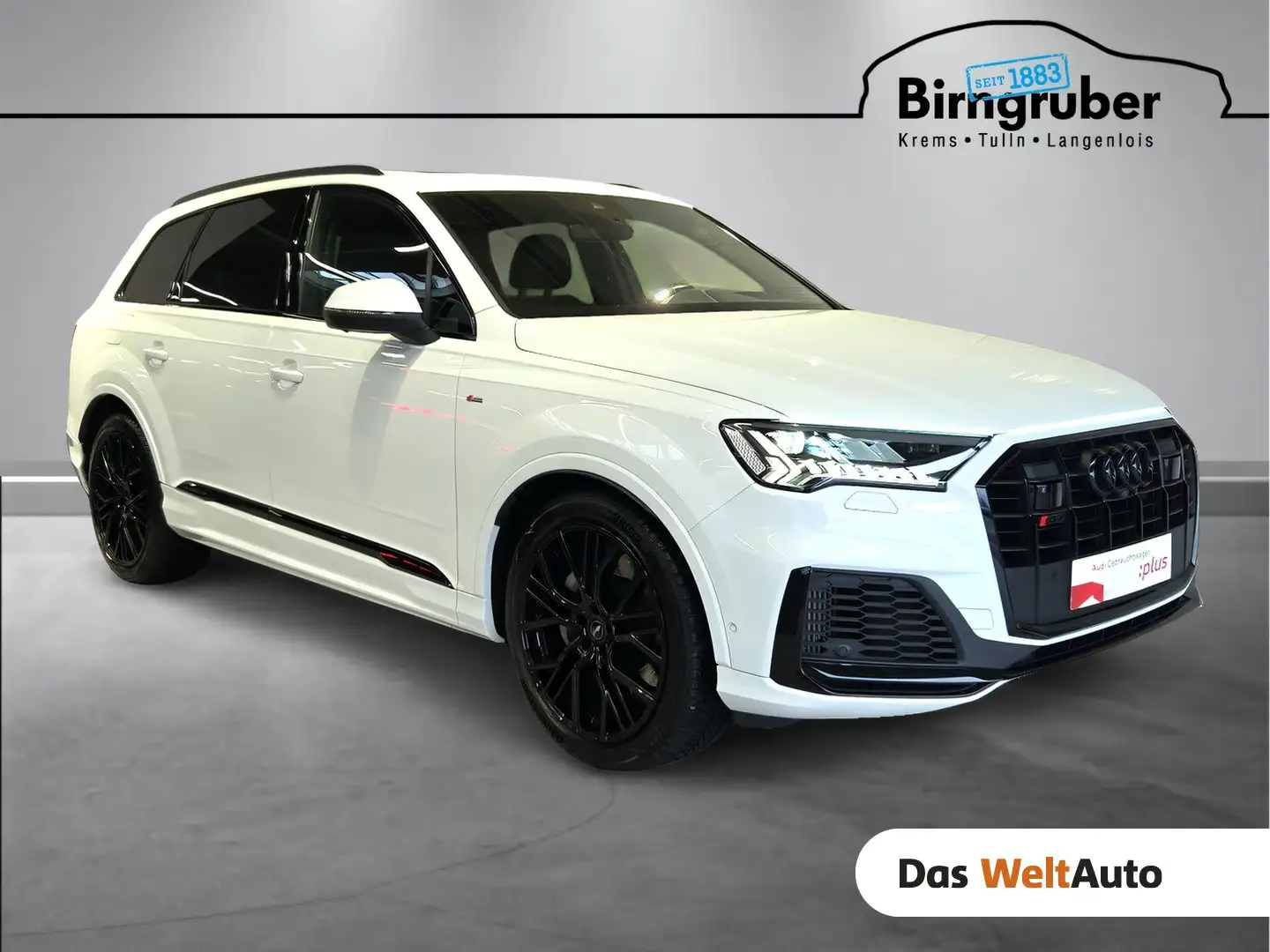 Audi Q7 55 TFSI e quattro S line Weiß - 1