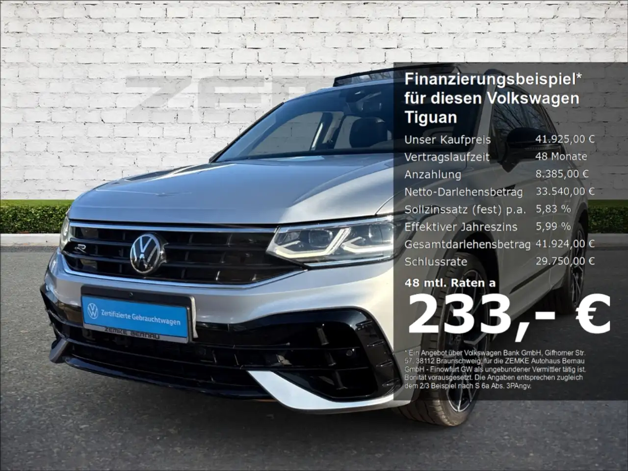 Volkswagen Tiguan R 2.0 TSI DSG 4Motion ABT Leistungst. 282 KW El. P — миниатюра 1