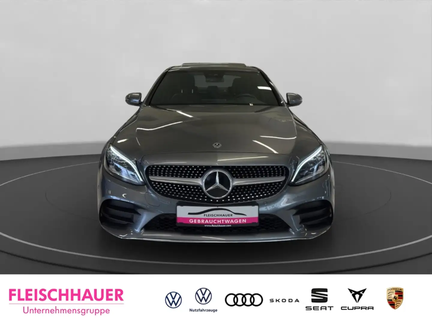 Mercedes-Benz C 180 Lim. AMG Line MULTIBEAM+Navi+Kamera+Schiebedach Gris - 2