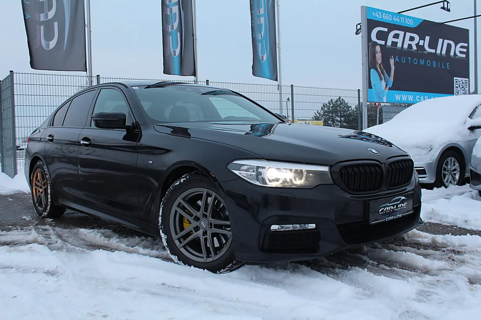 BMW 520 d Mpaket,Schiebedach,RFK,ACC,Alarm... Schwarz - 1