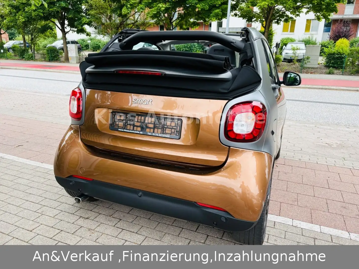 smart forTwo Cabrio Prime Sport 90Ps AUTOM/LEDER/NAVI Grau - 2