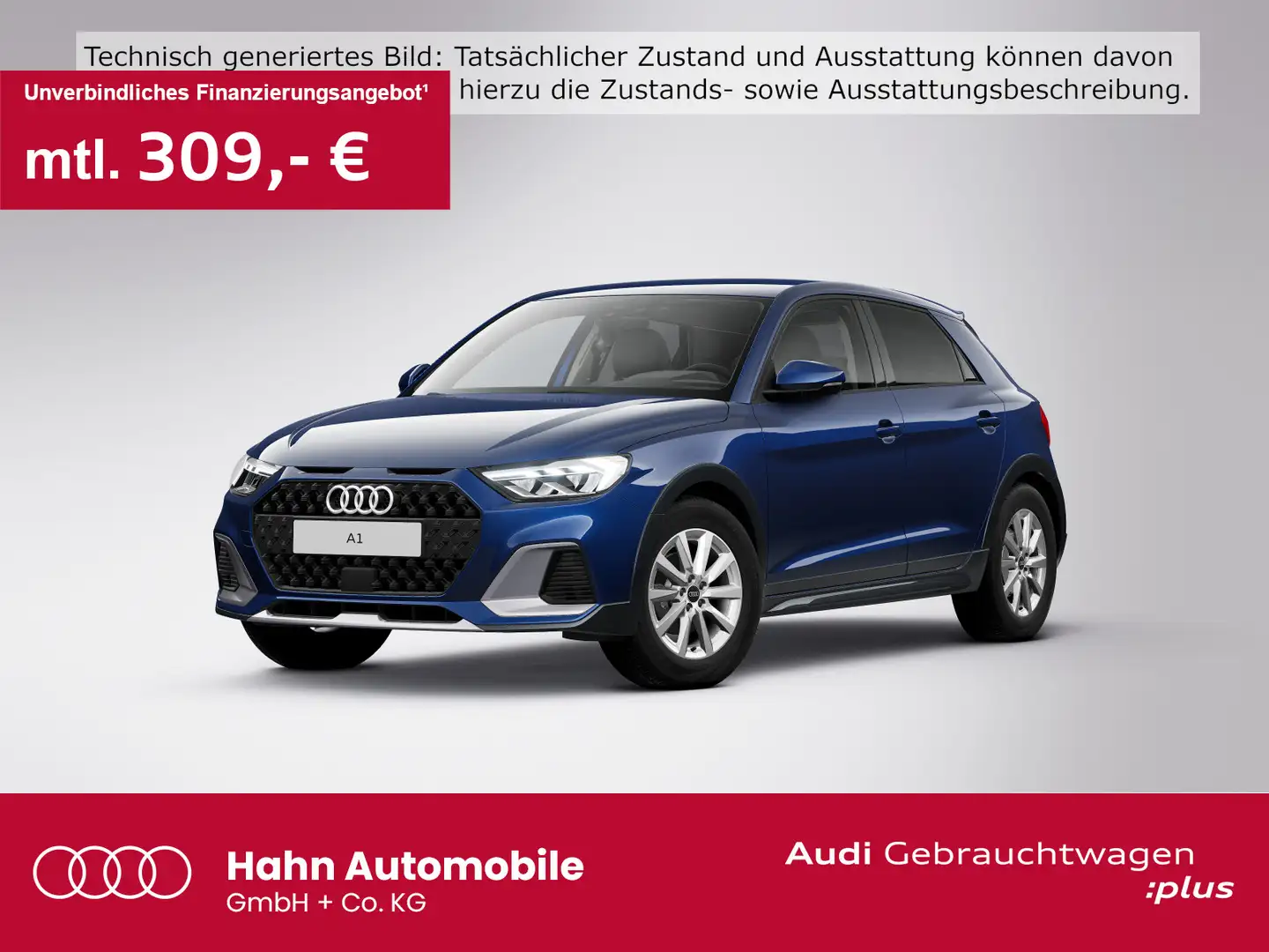 Audi A1 25TFSI LED Navi Sportsitze Blau - 1