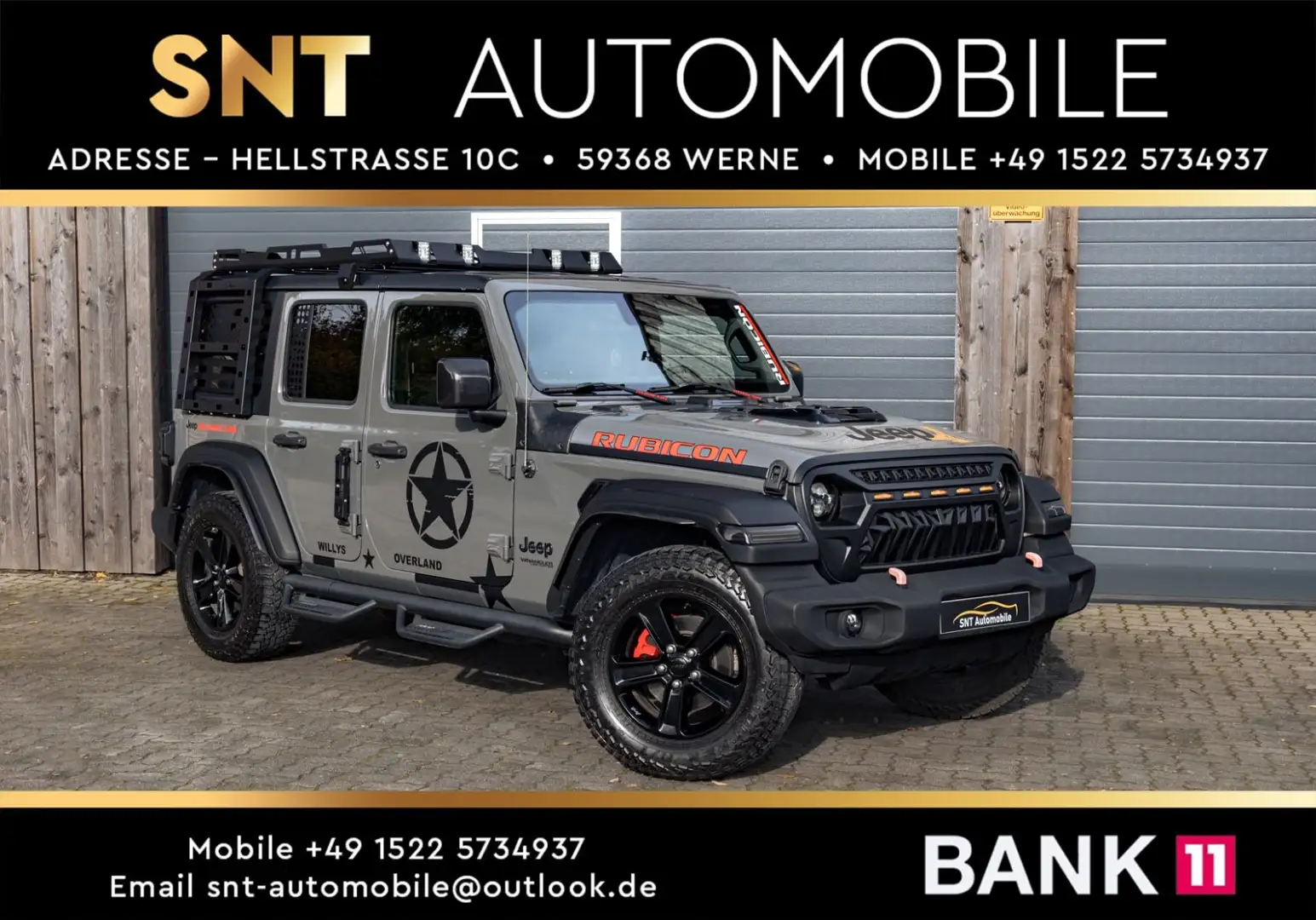 Jeep Wrangler Sport 3.6 V6 4X4 Rubicon Look Gris - 1