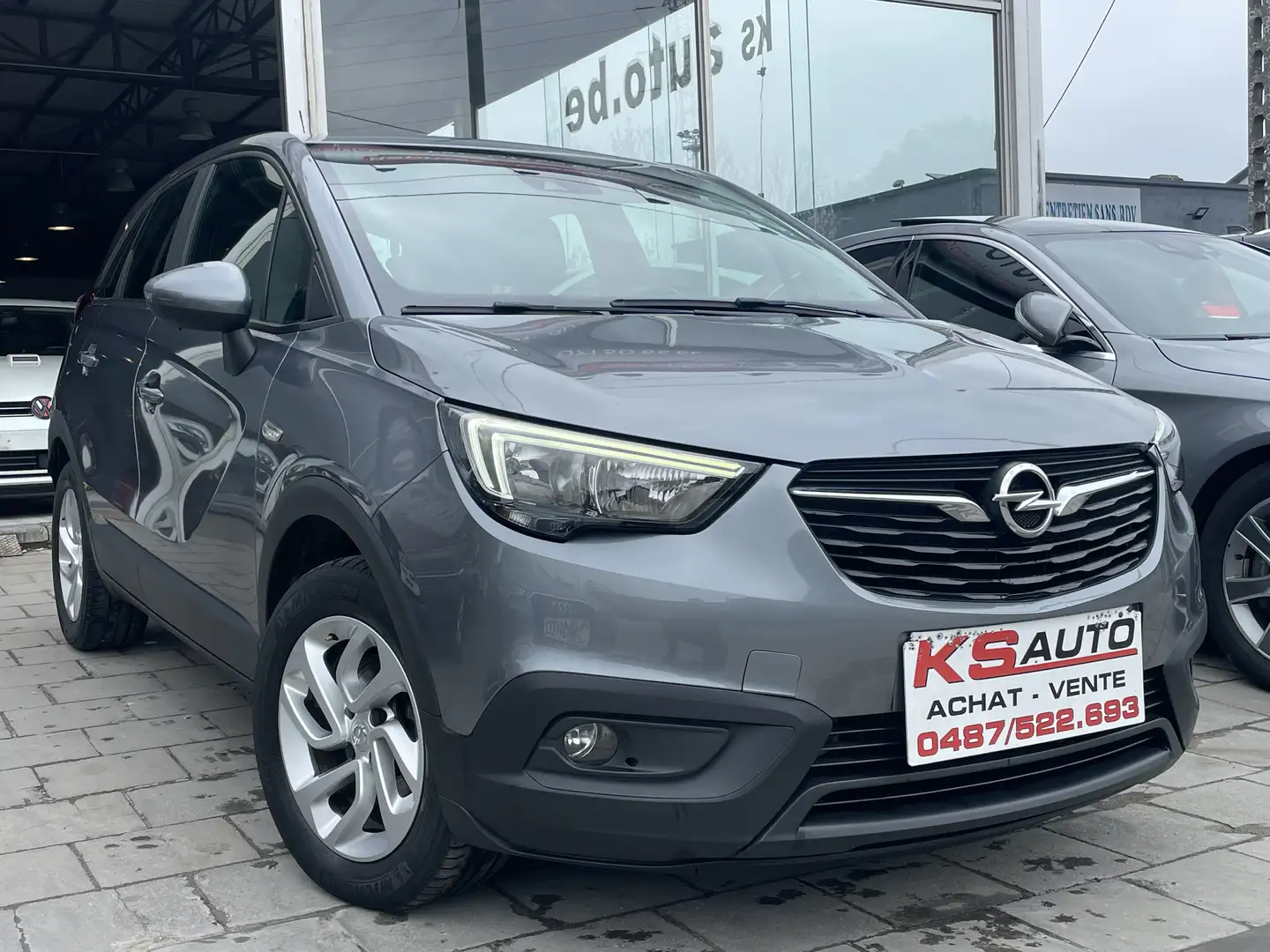 Opel Crossland X 1.2 Turbo/67401KM/BOITE AUTO/NAVI/EURO 6B Gris - 2