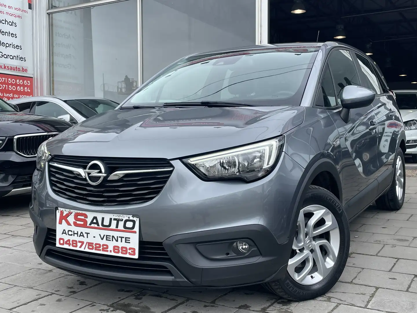 Opel Crossland X 1.2 Turbo/67401KM/BOITE AUTO/NAVI/EURO 6B Gris - 1