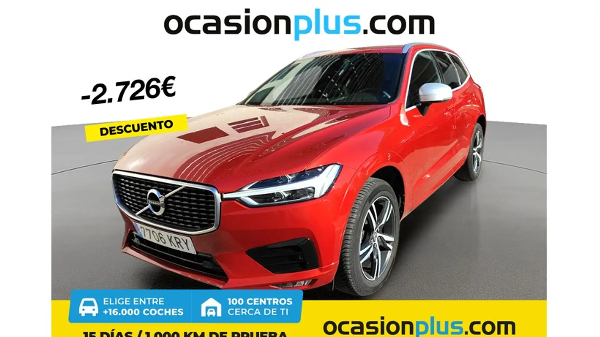Volvo XC60 D4 R-Design Aut. Rojo - 1